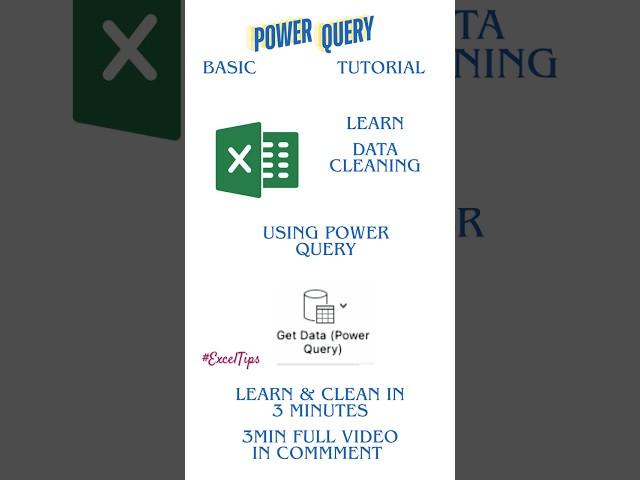 Clean Excel Data in 3 Mins! 💡 Power Query Magic sddefault