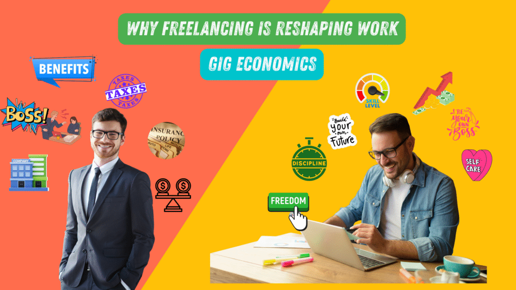 Freelance Gigs Economy!  Versus Traditional work setup Freelance Gigs